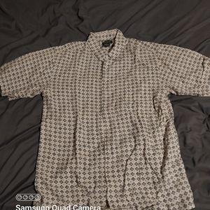 Vintage arrow button up shirt size large